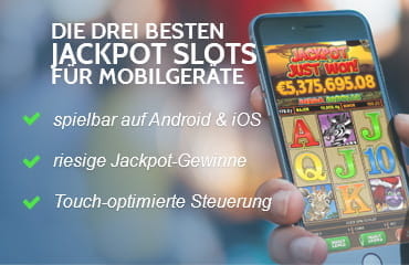 Die drei beliebtesten Jackpot Spielautomaten für Mobilger?te