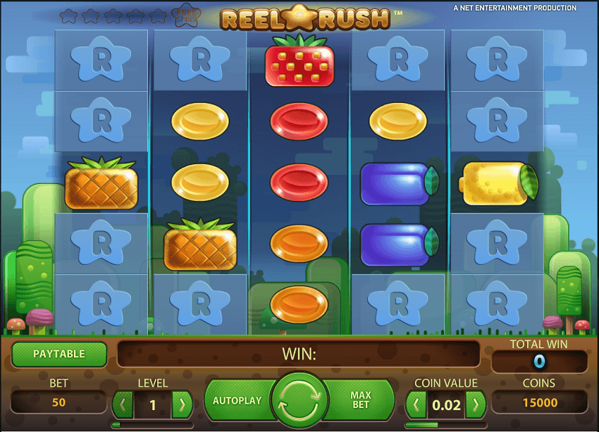 Reel Rush Slot by NetEnt